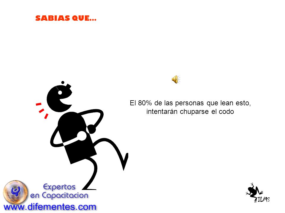 El 80% de las personas que lean esto, intentarán chuparse el codo