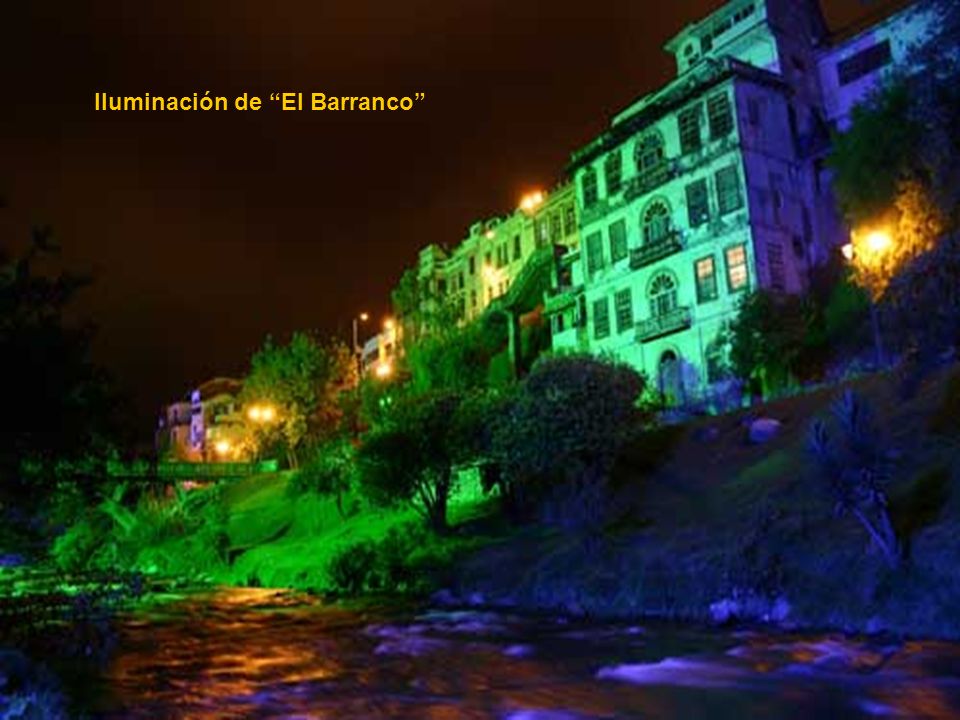 Iluminación de El Barranco