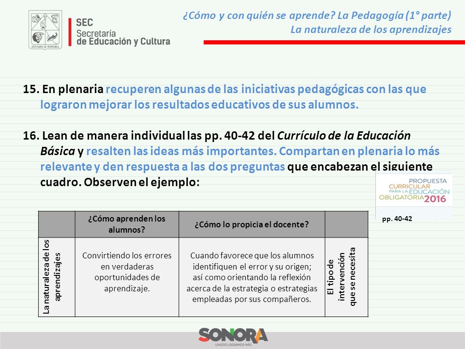 ¿Cómo y con quién se aprende La Pedagogía (1° parte)