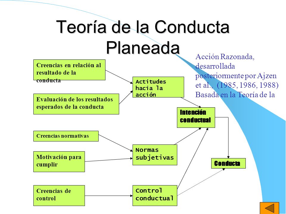 Teoría de la Conducta Planeada