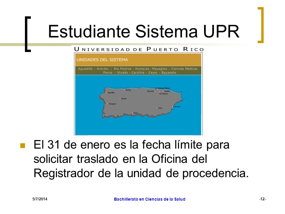Estudiante Sistema UPR