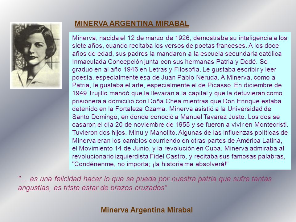 Minerva Argentina Mirabal