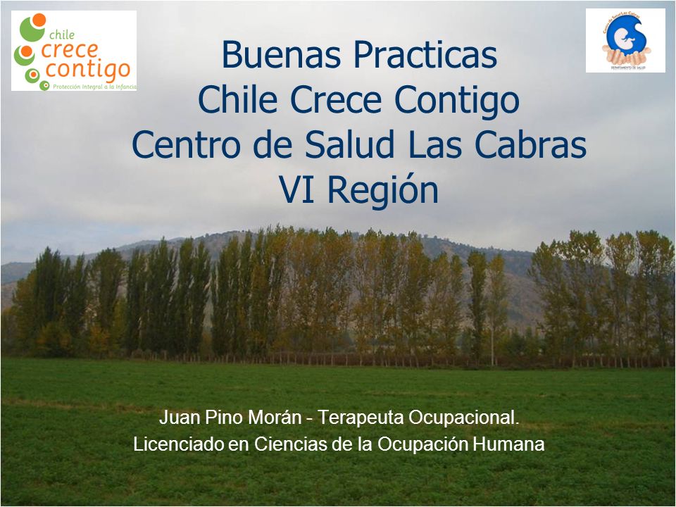 Buenas Practicas Chile Crece Contigo Centro de Salud Las Cabras VI Región