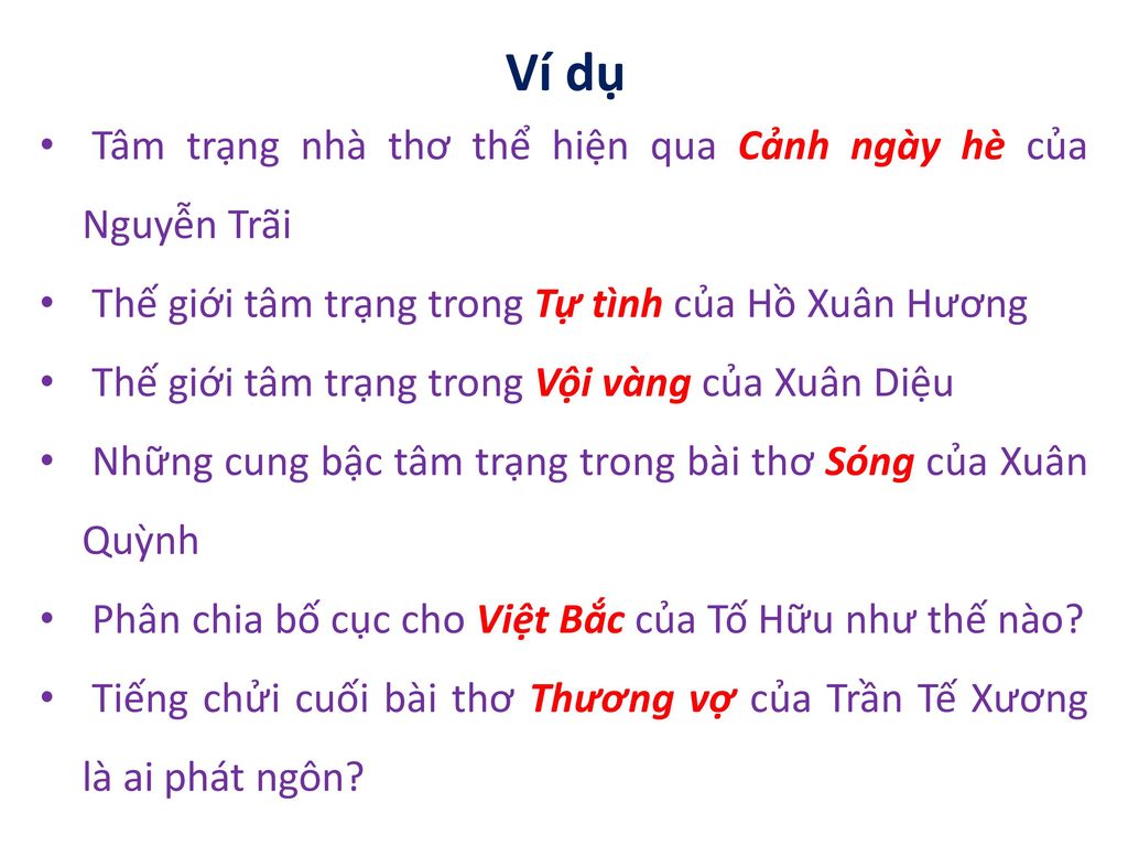 Ví dụ Tâm trạng nhà thơ thể hiện qua Cảnh ngày hè của Nguyễn Trãi