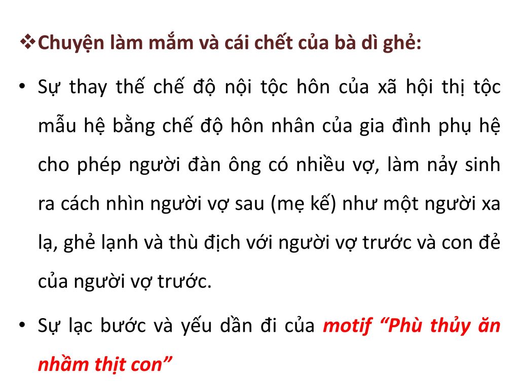 Chuyện làm mắm và cái chết của bà dì ghẻ: