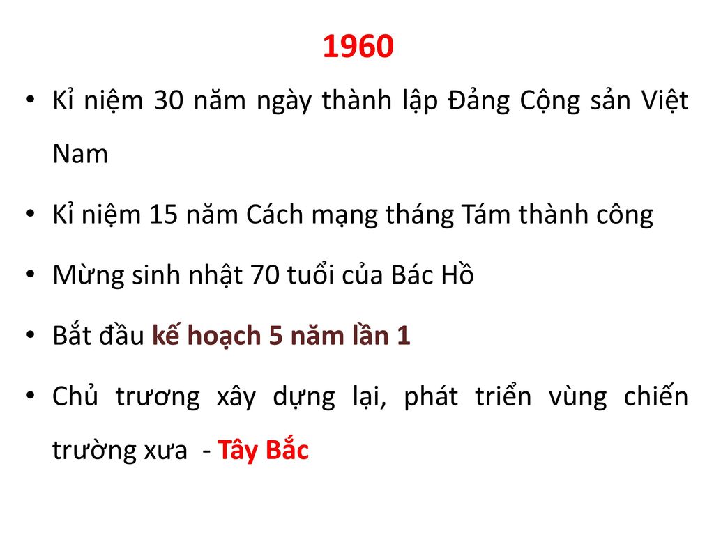 1960 Kỉ niệm 30 năm ngày thành lập Đảng Cộng sản Việt Nam