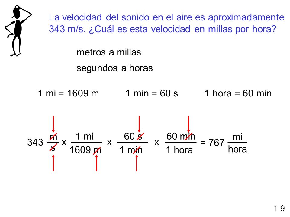 La velocidad del sonido en el aire es aproximadamente 343 m/s