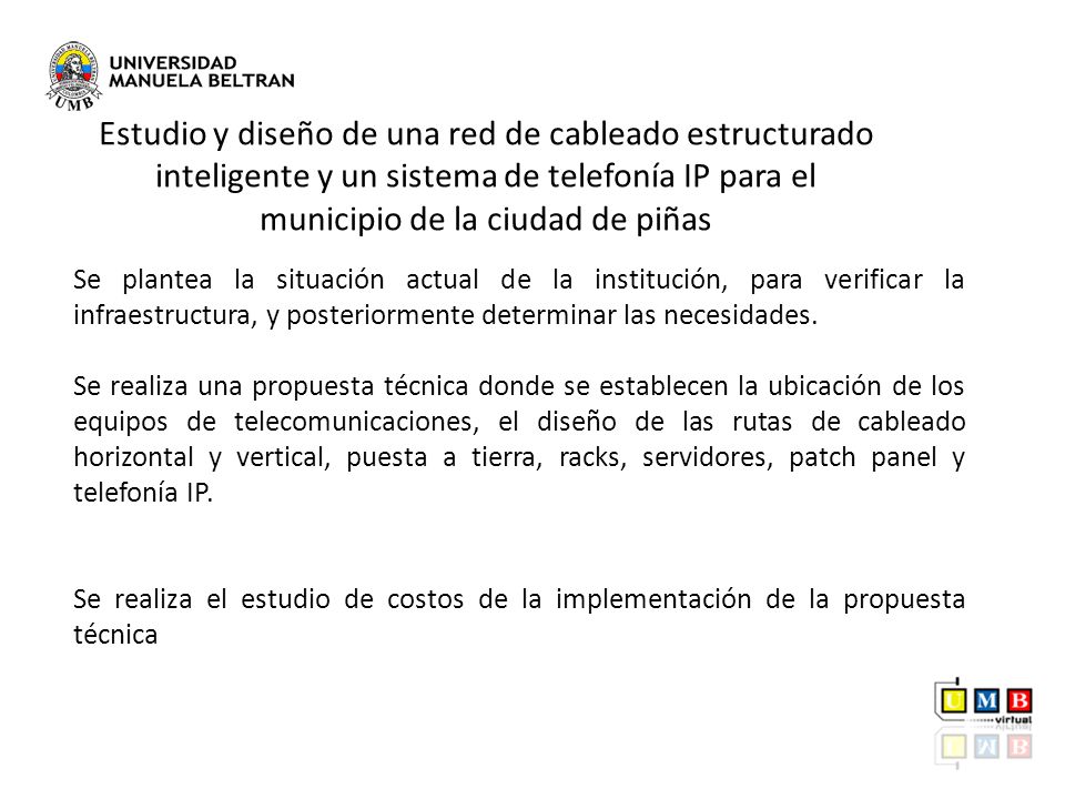 Estudio y diseño de una red de cableado estructurado inteligente y un sistema de telefonía IP para el municipio de la ciudad de piñas