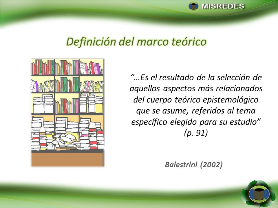 Definición del marco teórico