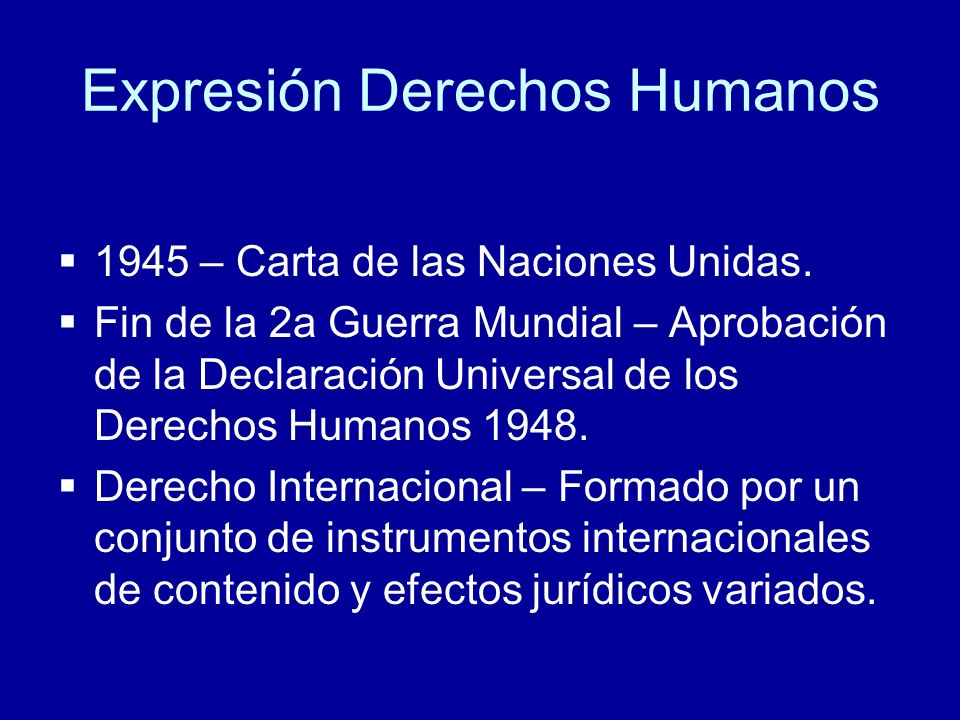 Expresión Derechos Humanos