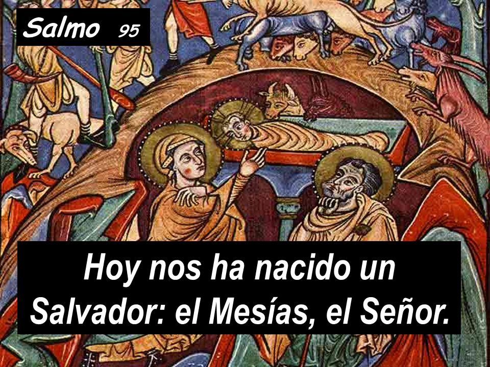 Hoy nos ha nacido un Salvador: el Mesías, el Señor.