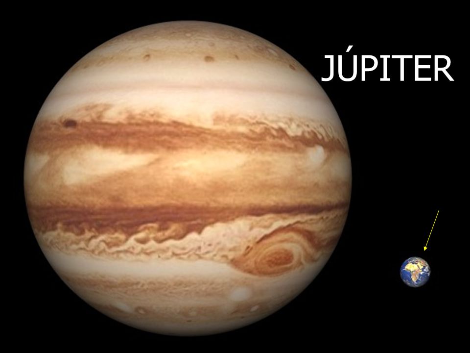 JÚPITER A. Aponte Tamaños comparativos de Júpiter y la Tierra.