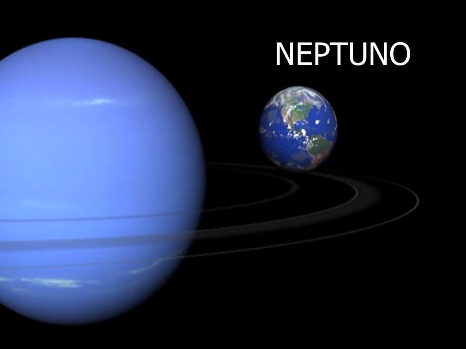 NEPTUNO Aquí vemos el tamaño comparativo entre Neptuno y la Tierra A. Aponte
