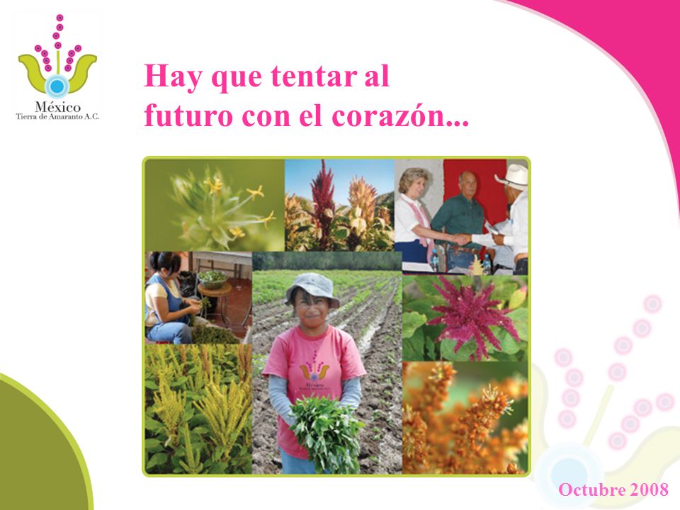 Hay que tentar al futuro con el corazón... Octubre 2008