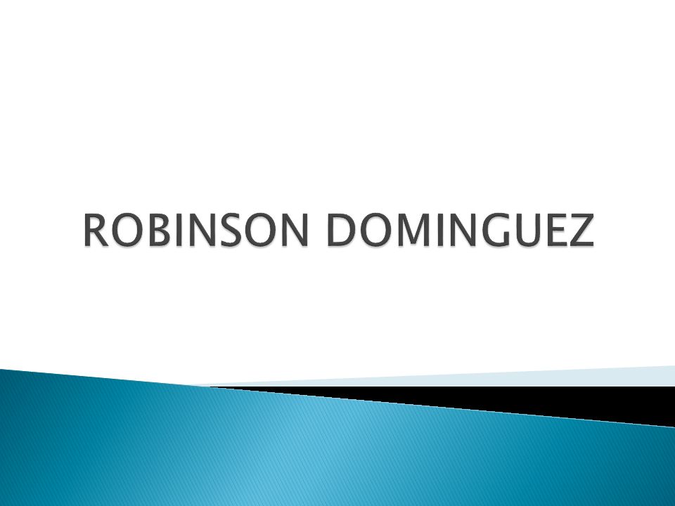 ROBINSON DOMINGUEZ