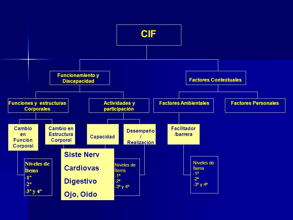 Funcionamiento y Discapacidad Cambio en Función Corporal