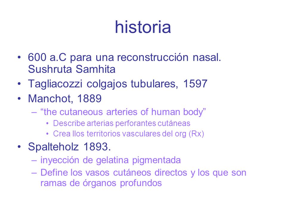 historia 600 a.C para una reconstrucción nasal. Sushruta Samhita