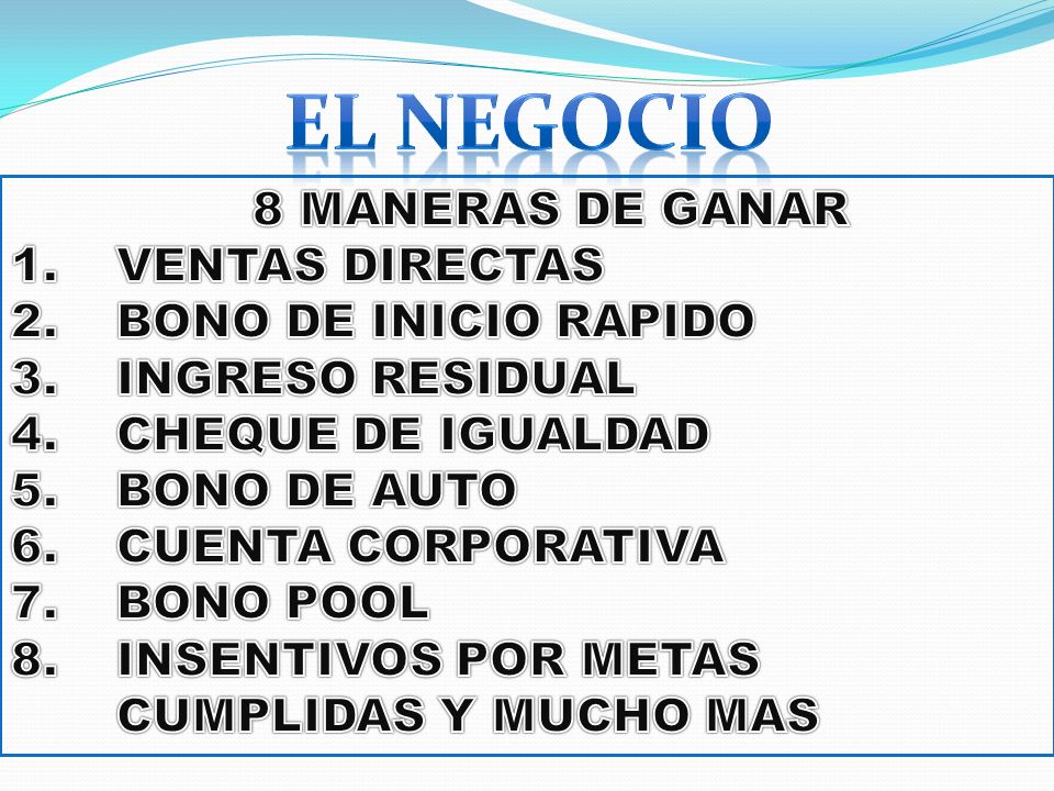 EL NEGOCIO 8 MANERAS DE GANAR VENTAS DIRECTAS BONO DE INICIO RAPIDO