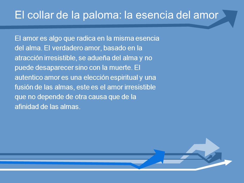 El collar de la paloma: la esencia del amor