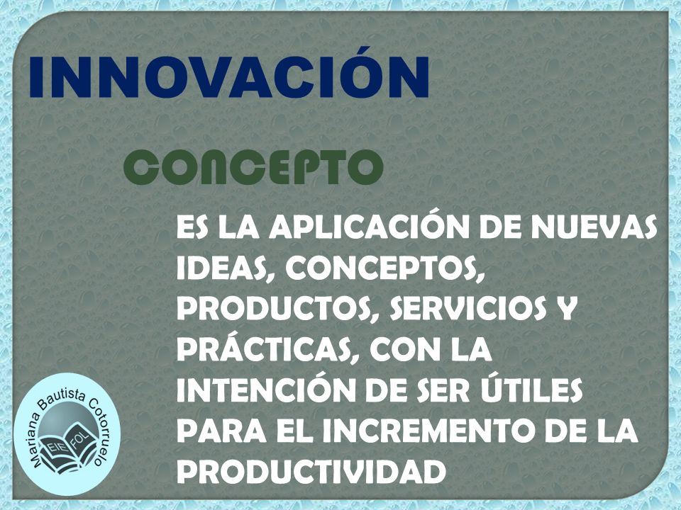 INNOVACIÓN CONCEPTO.