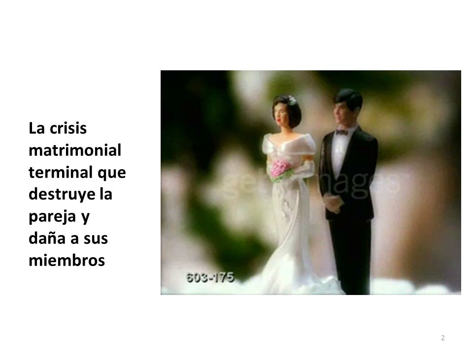 La crisis matrimonial terminal que destruye la pareja y daña a sus miembros