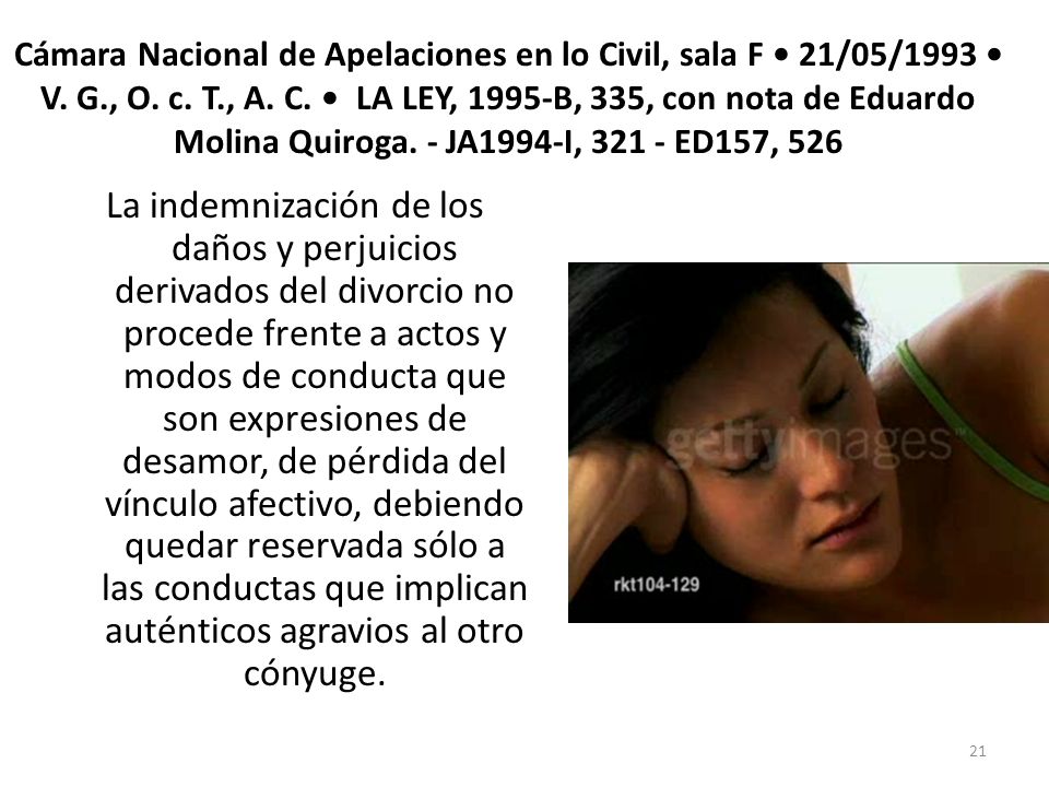 Cámara Nacional de Apelaciones en lo Civil, sala F • 21/05/1993 • V. G