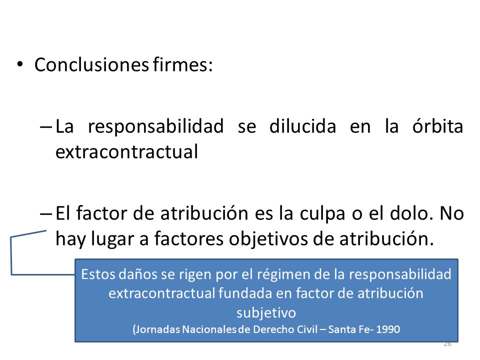 (Jornadas Nacionales de Derecho Civil – Santa Fe- 1990