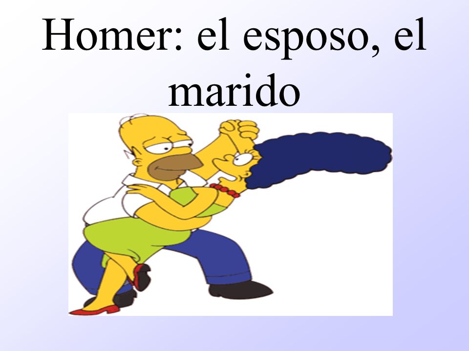 Homer: el esposo, el marido
