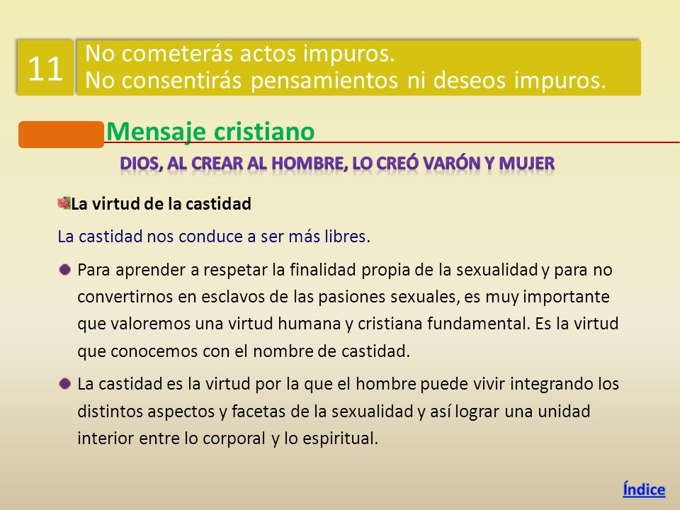 Dios, al crear al hombre, lo creó varón y mujer
