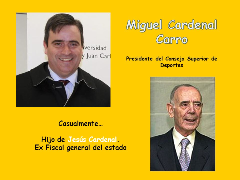 Casualmente… Hijo de Jesús Cardenal. Ex Fiscal general del estado