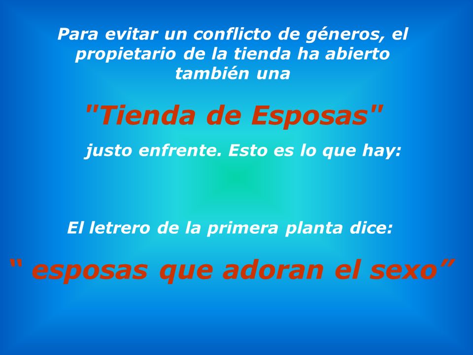 Tienda de Esposas esposas que adoran el sexo