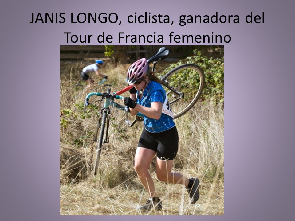 JANIS LONGO, ciclista, ganadora del Tour de Francia femenino