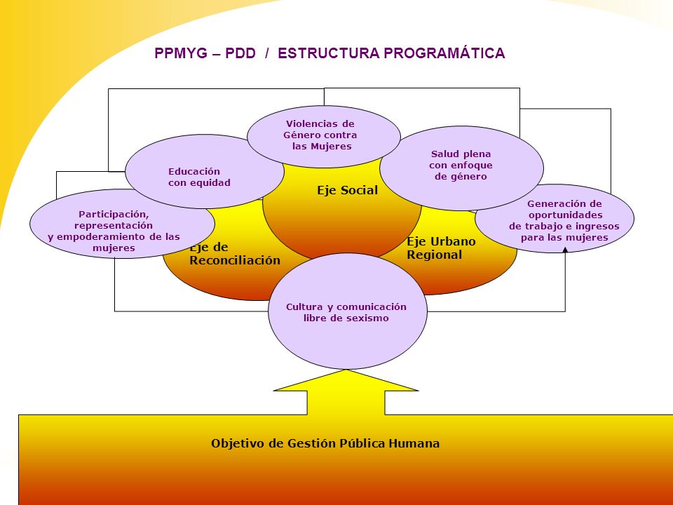 PPMYG – PDD / ESTRUCTURA PROGRAMÁTICA Violencias de Género contra