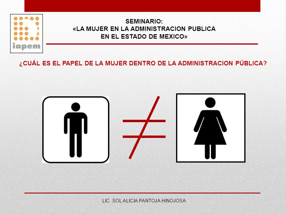 «LA MUJER EN LA ADMINISTRACION PUBLICA EN EL ESTADO DE MEXICO»