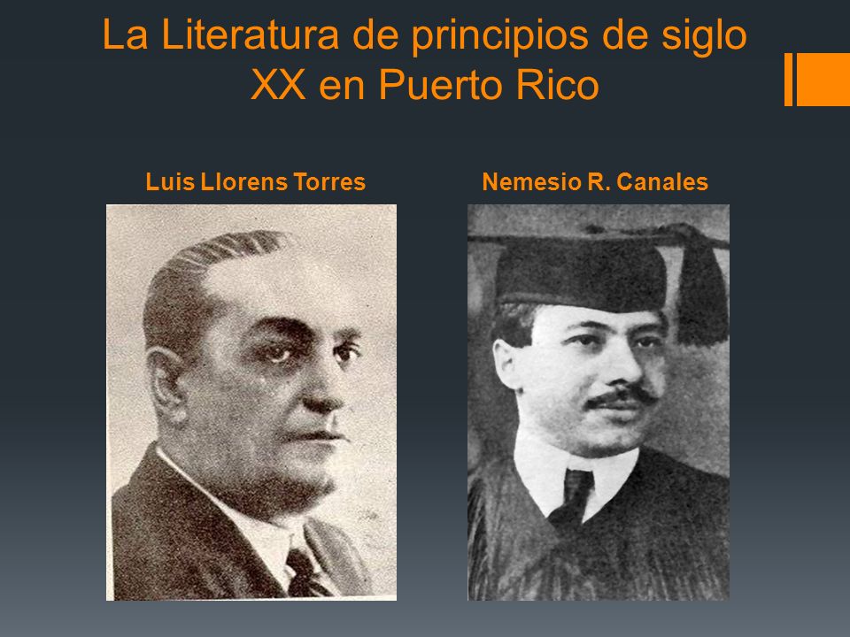 La Literatura de principios de siglo XX en Puerto Rico