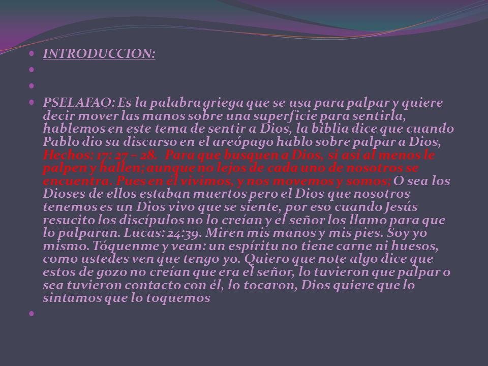 INTRODUCCION: