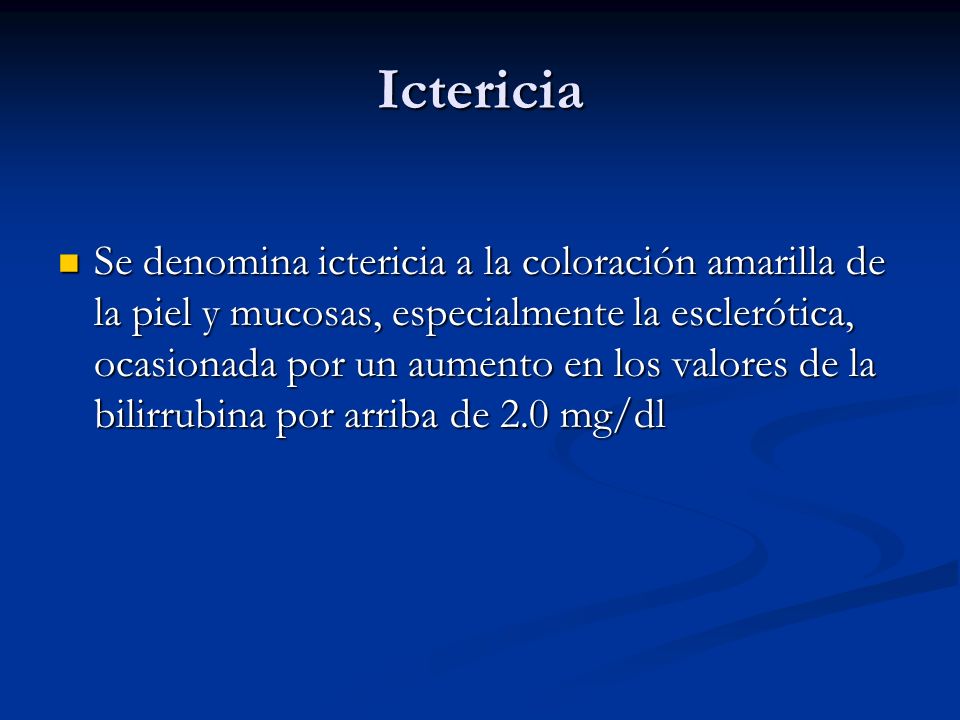 Ictericia