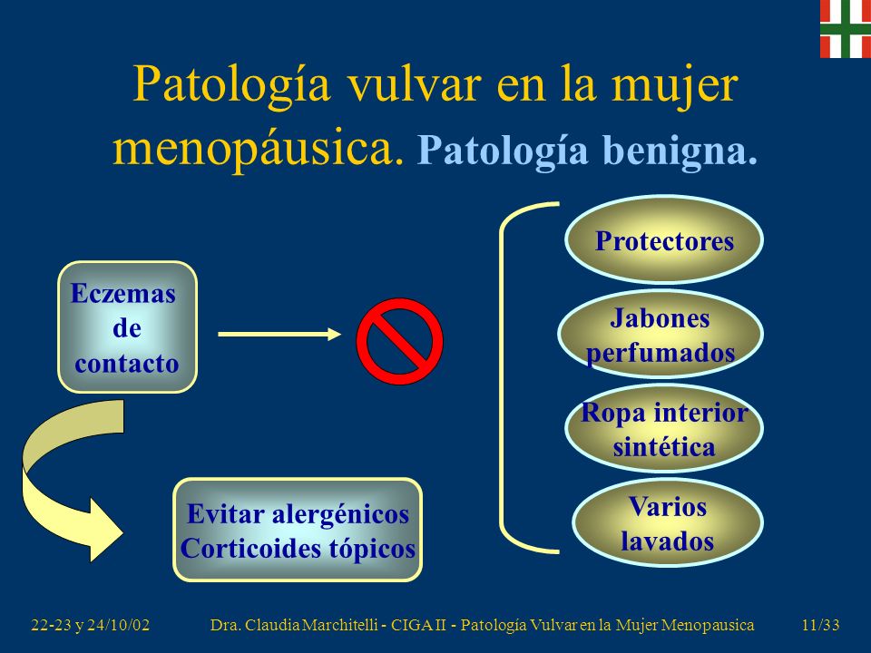 Patología vulvar en la mujer menopáusica. Patología benigna.