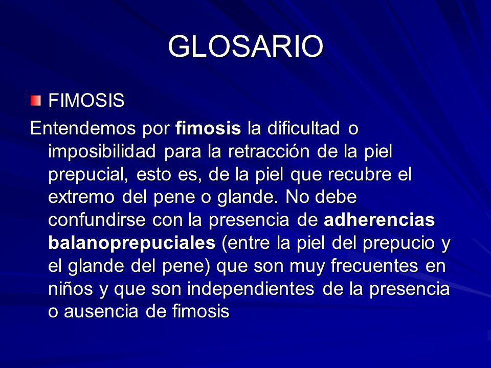 GLOSARIO FIMOSIS.