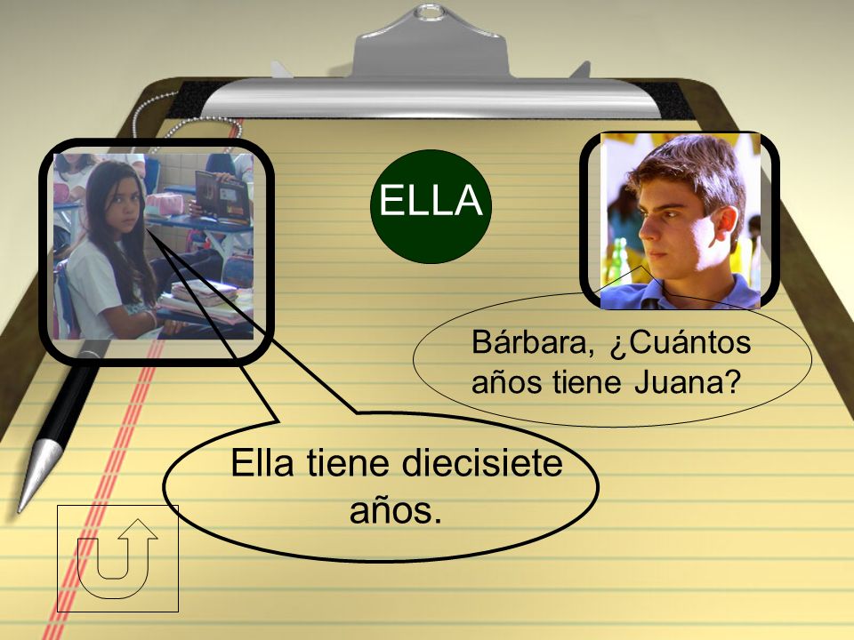 ELLA Bárbara, ¿Cuántos años tiene Juana Ella tiene diecisiete años.