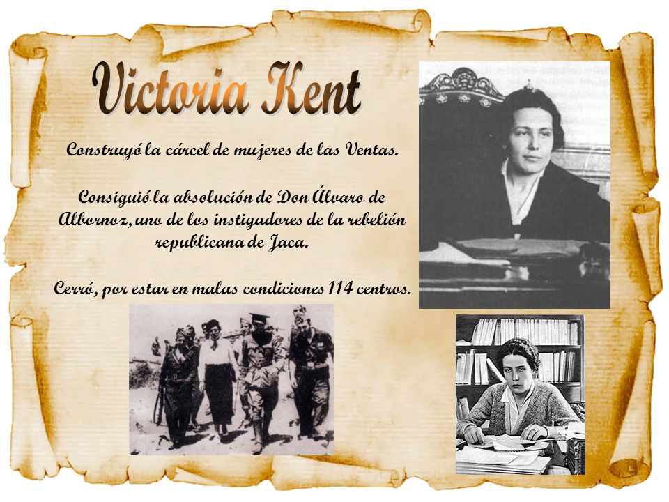 Victoria Kent Construyó la cárcel de mujeres de las Ventas.