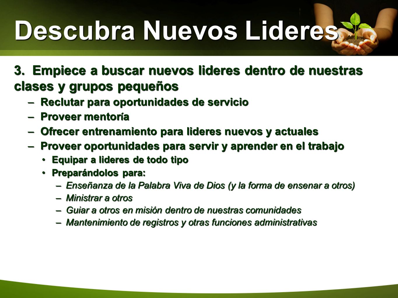 Descubra Nuevos Lideres