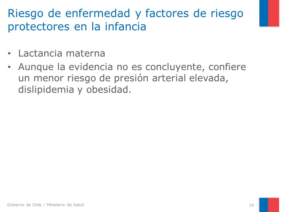 Riesgo de enfermedad y factores de riesgo protectores en la infancia