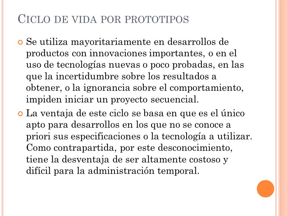 Ciclo de vida por prototipos