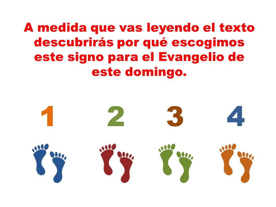 A medida que vas leyendo el texto descubrirás por qué escogimos este signo para el Evangelio de este domingo.