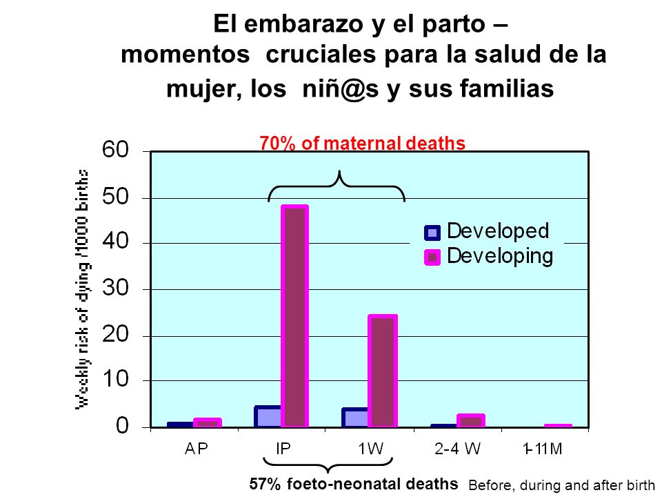 El embarazo y el parto – momentos cruciales para la salud de la mujer, los y sus familias