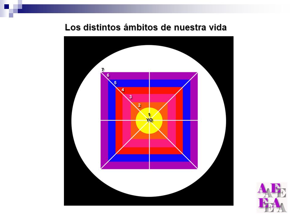 Los distintos ámbitos de nuestra vida