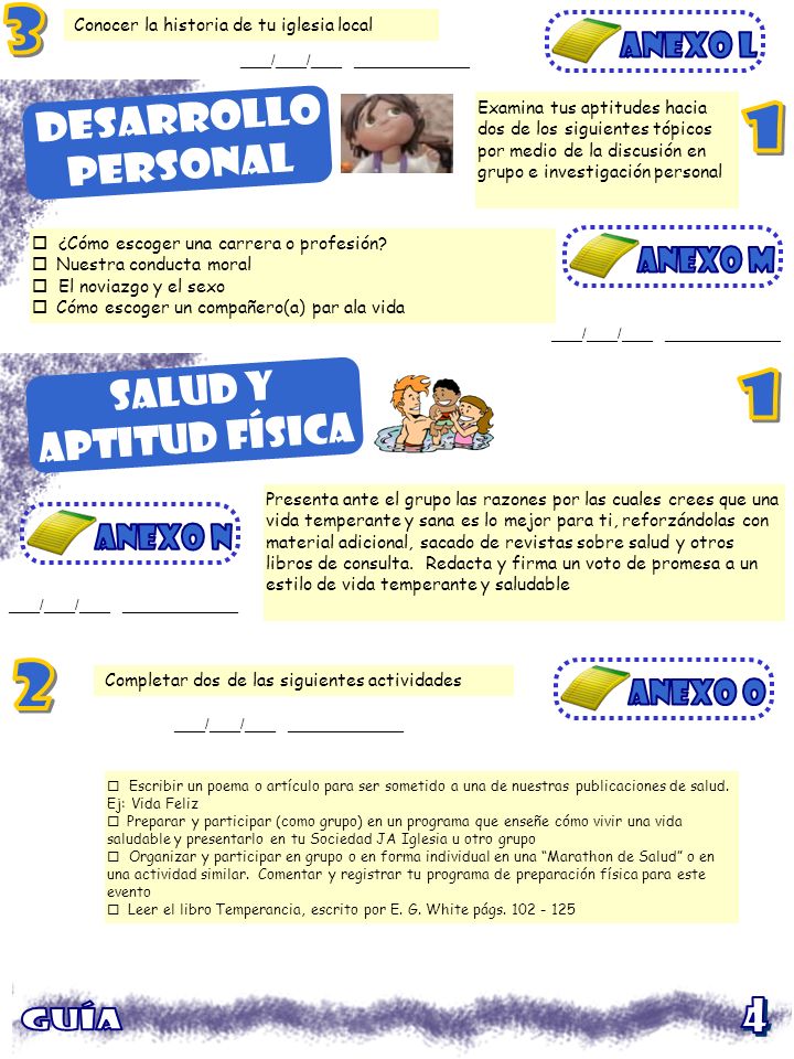 3 anexo l desarrollo 1 personal anexo m salud y 1 aptitud física