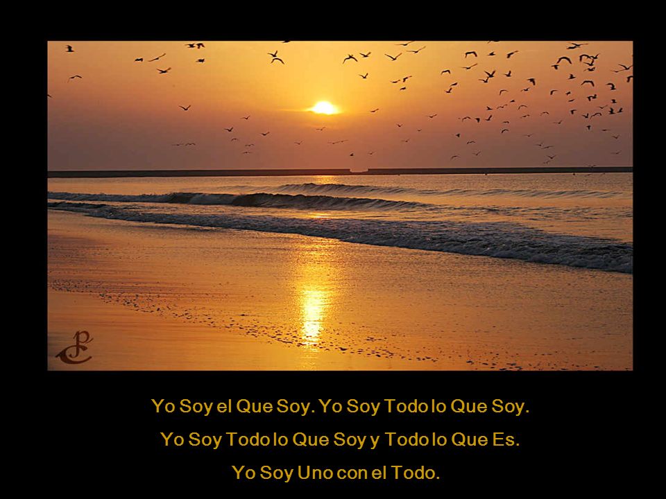 Yo Soy el Que Soy. Yo Soy Todo lo Que Soy.