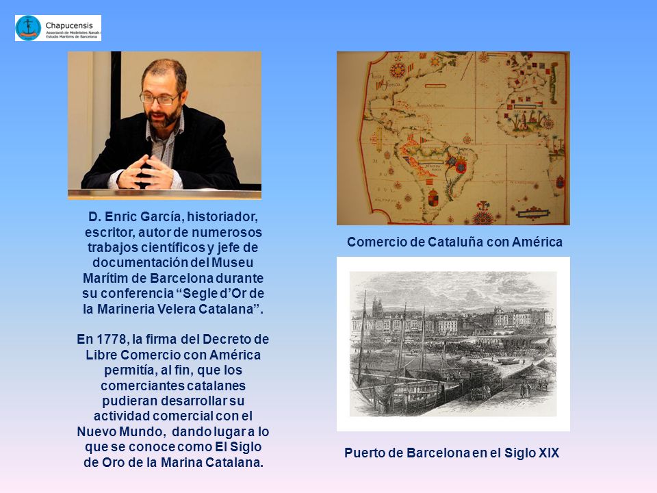 Comercio de Cataluña con América Puerto de Barcelona en el Siglo XIX